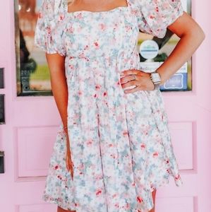 Floral Babydoll Dress